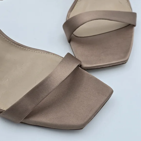 NWOT Sam Edelman Ophelia Heeled Ankle Strap Sandals, Soft Praline, Women's 10.5 - Picture 2 of 16